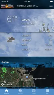 news 3's first warning weather iphone screenshot 2