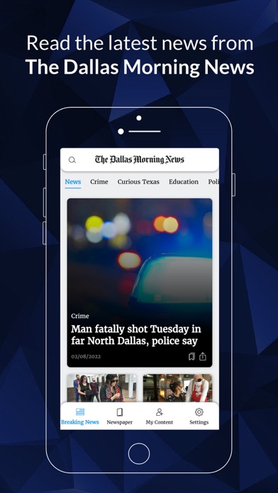 The Dallas Morning News Screenshot