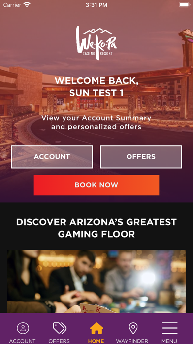 We-Ko-Pa Casino Resort Screenshot