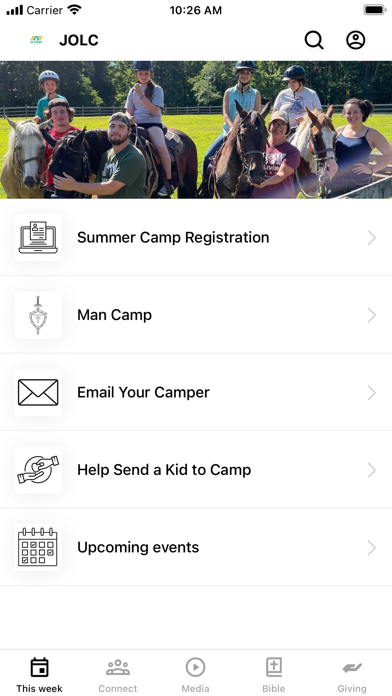 Joy of Living Camp Screenshot