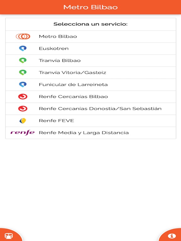 Screenshot #4 pour Bilbao Metro, Tren y Tranvía