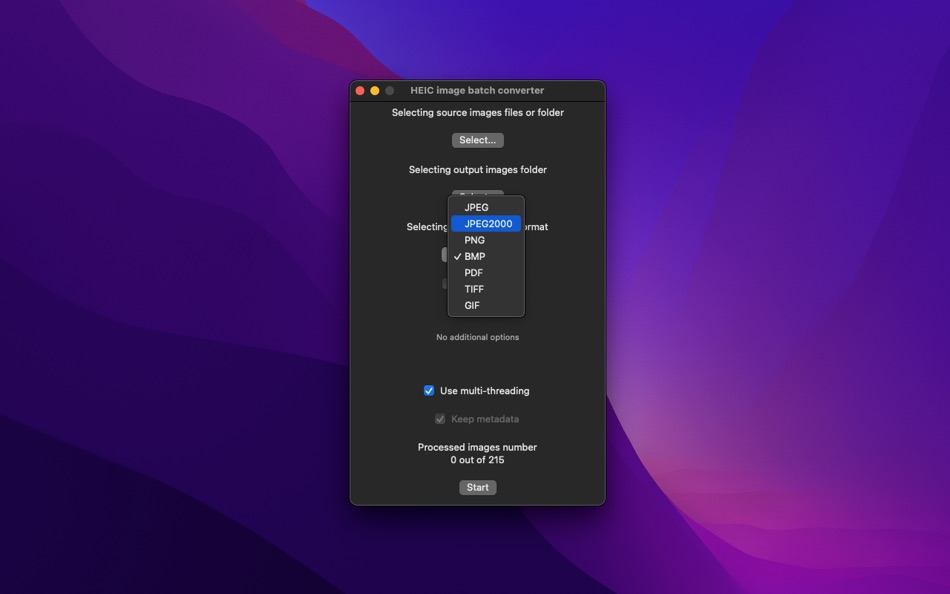 HEIC image batch converter - 1.7 - (macOS)