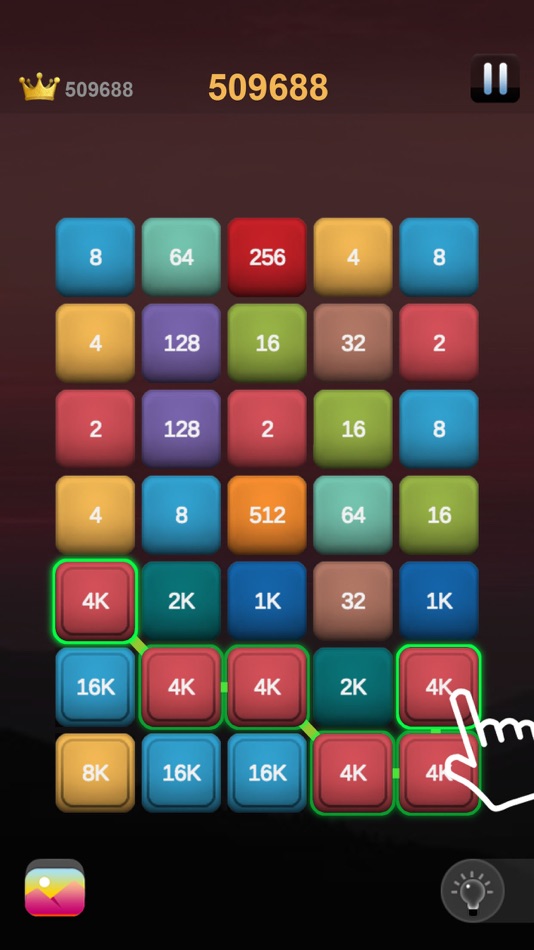 #3. 2248 - link 2048 merge puzzle (iOS) 由: MINDWAYTECH CONSULTING SERVICES PRIVATE LIMITED