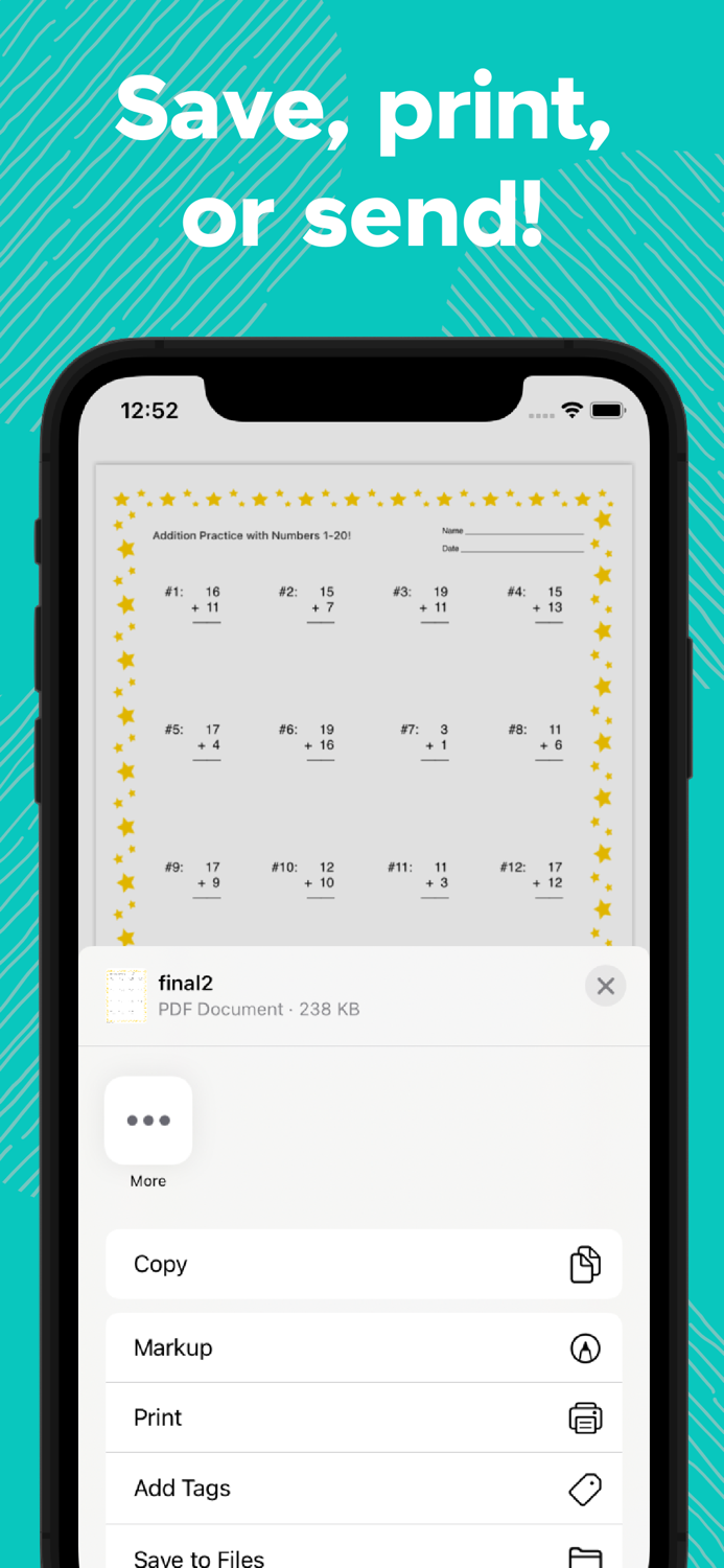 Math Worksheet Maker