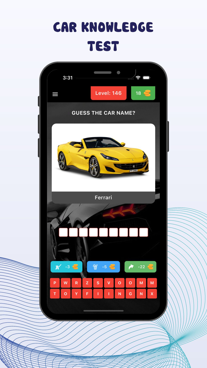 Car Quiz - Guess The Name Car