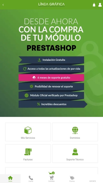 Línea Gráfica Screenshot