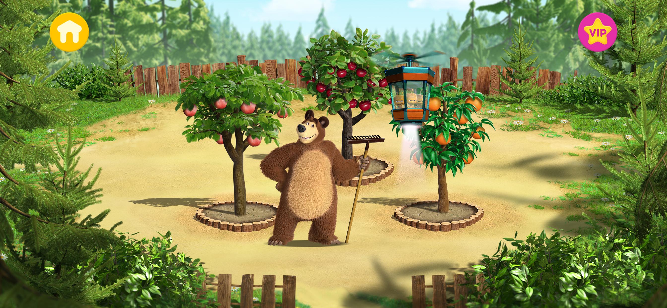 Masha and the Bear: Farm Games