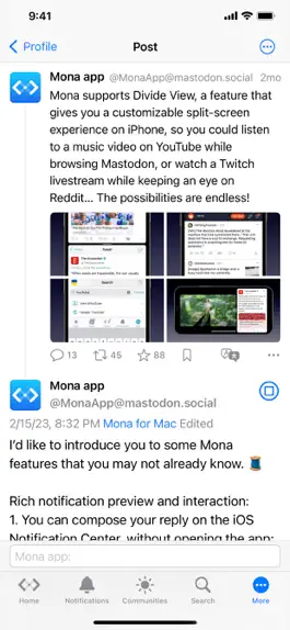 Game screenshot Mona for Mastodon apk