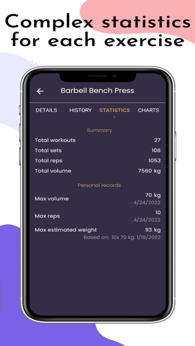 Gymlify - workout tracker Screenshot