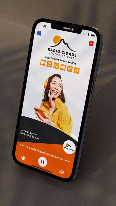 Rádio Cidade Ventos do Vale Screenshot