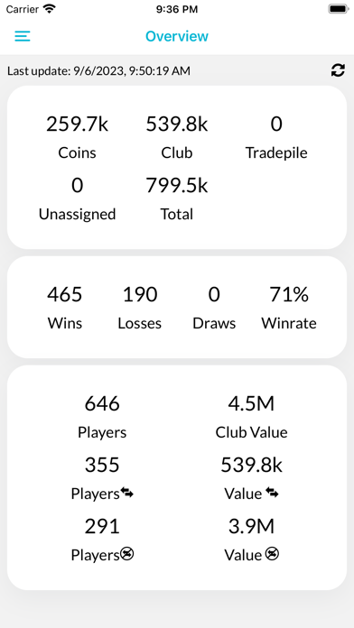 MyClub.gg - FC 25 Club Import Screenshot