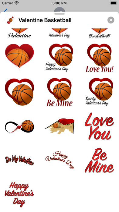Basketball Valentines Screenshot
