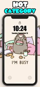 Pusheen Cat Wallpaper screenshot #2 for iPhone