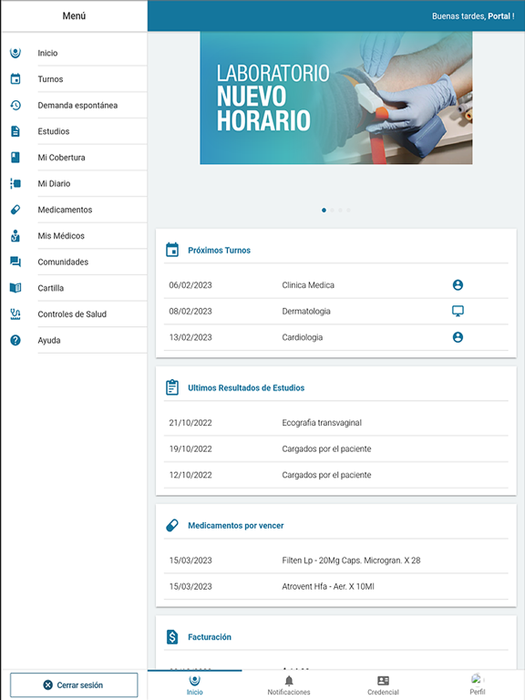 Portal de Pacientes screenshot 3