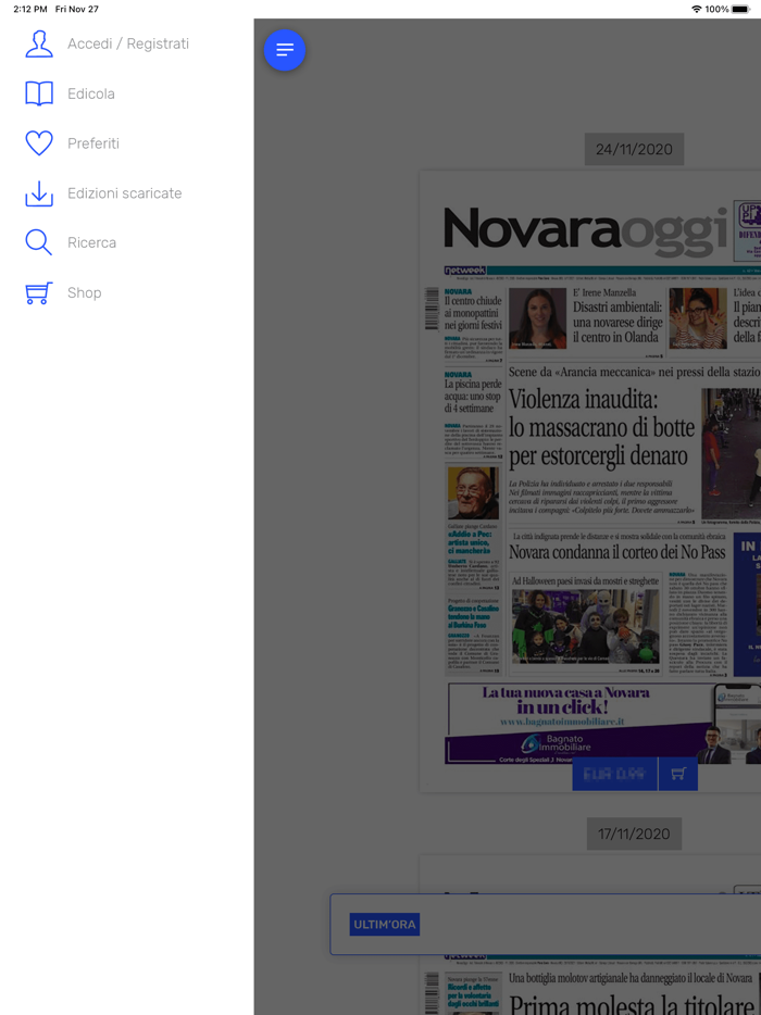 Novara Oggi Edicola Digitale