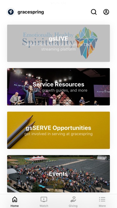gracespring Bible Church Screenshot