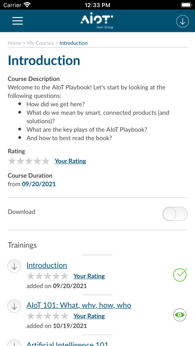 AIoT Academy Screenshot