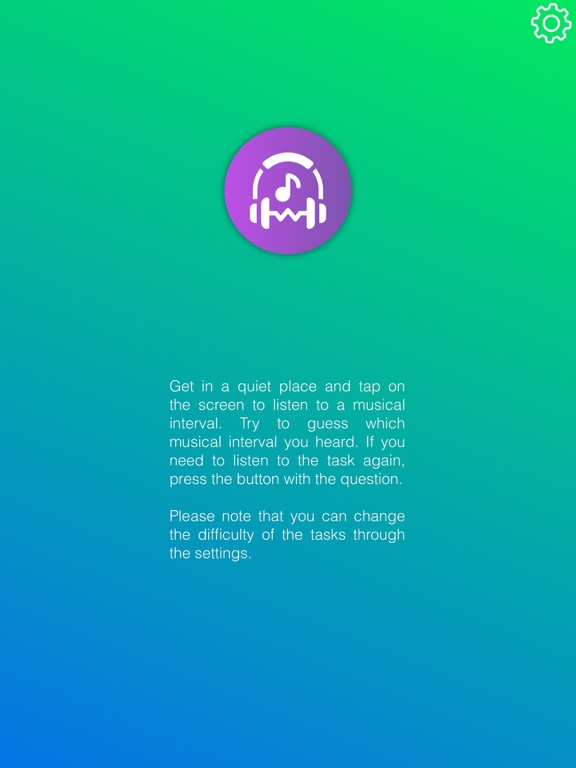Intervals: ear training tutor