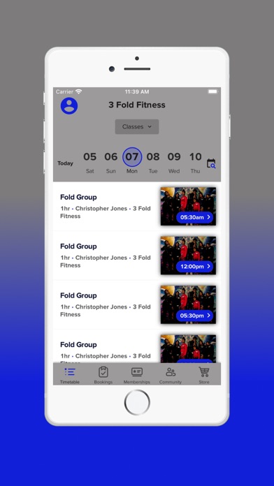 3 Fold Fitness Screenshot