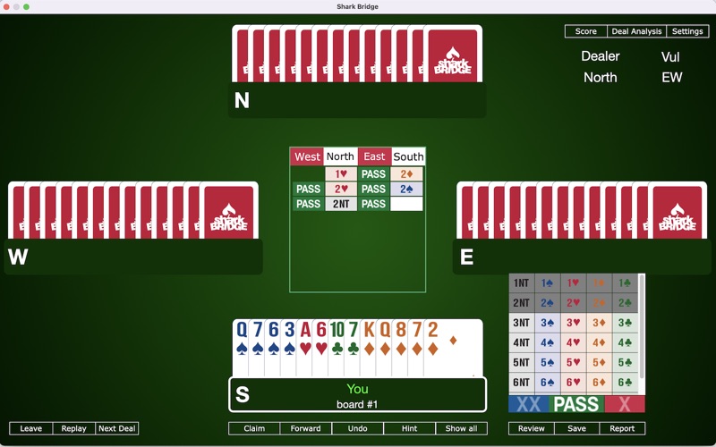 Screenshot #2 pour Shark Bridge Card Game