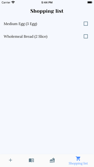 Diet Planner Basic Screenshot