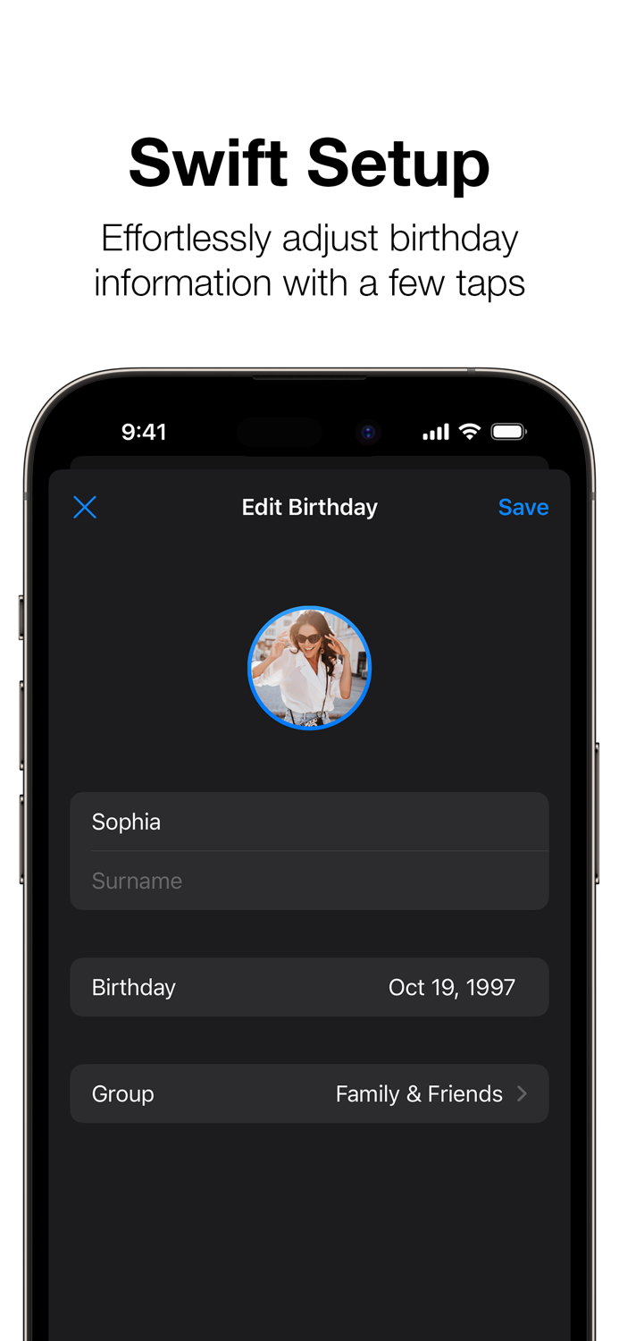 Birthday Reminder and Planner