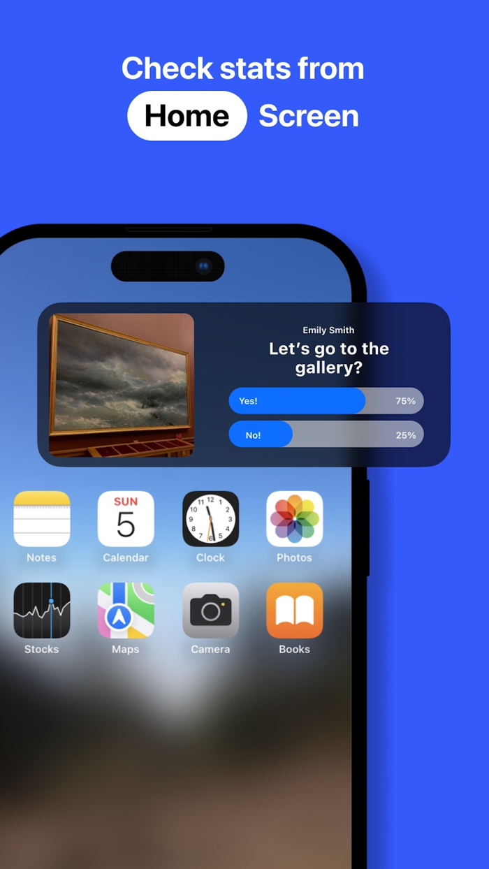 PinPoll - Polls on Home Screen