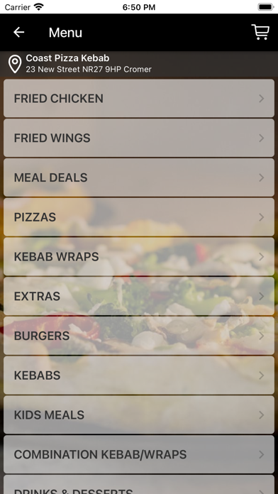 Coast Pizza & Kebab Screenshot