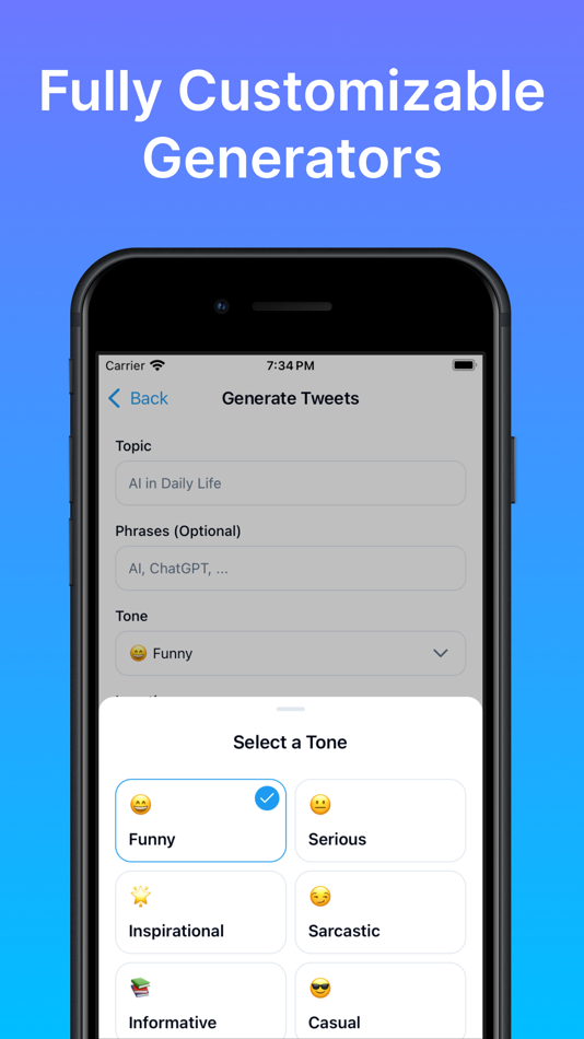 #5. Tweet AI - AI Tweet Generator (iOS) 由: TinyByte Labs LTD