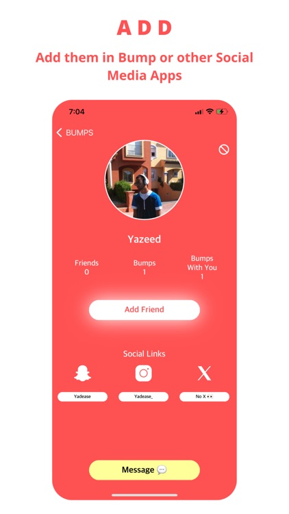 Bump - Add People Nearby