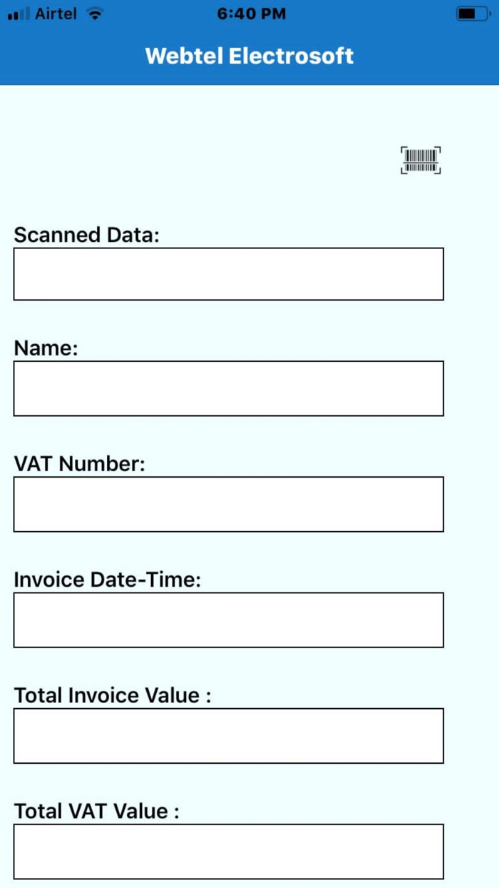 Fatoorah QR Code Scanner
