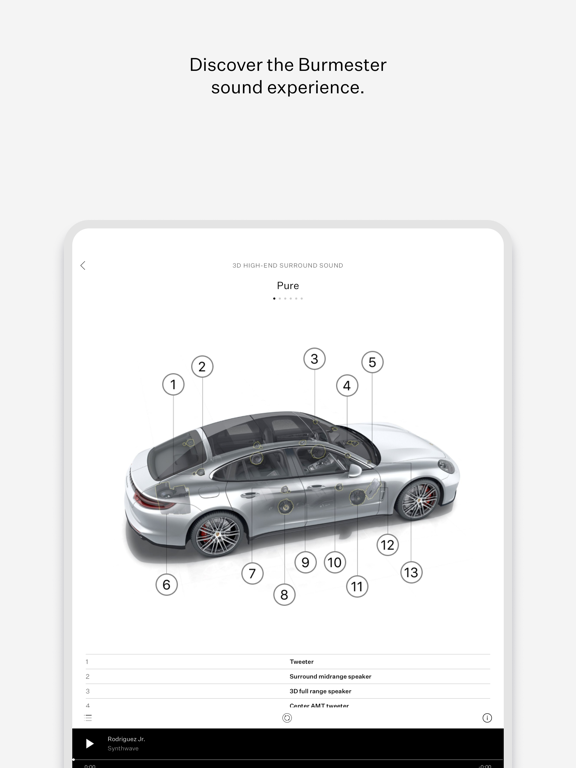 Screenshot #4 pour Burmester Soundcheck Porsche