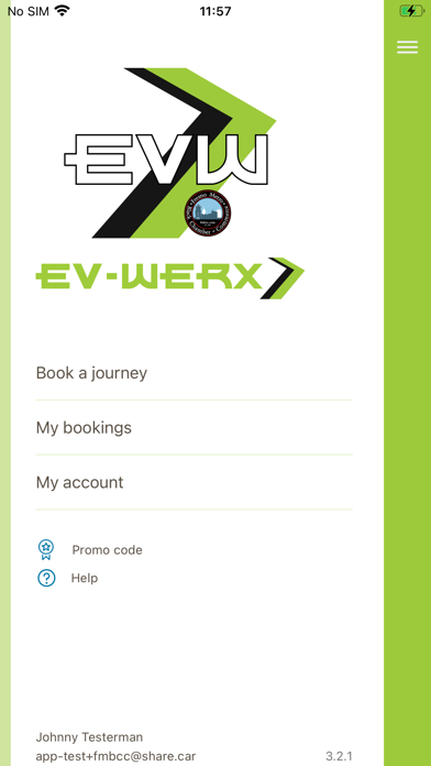 EVWerx Car Sharing Screenshot