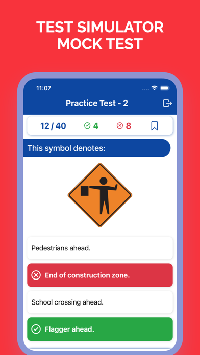 Minnesota DMV Practice Test Screenshot