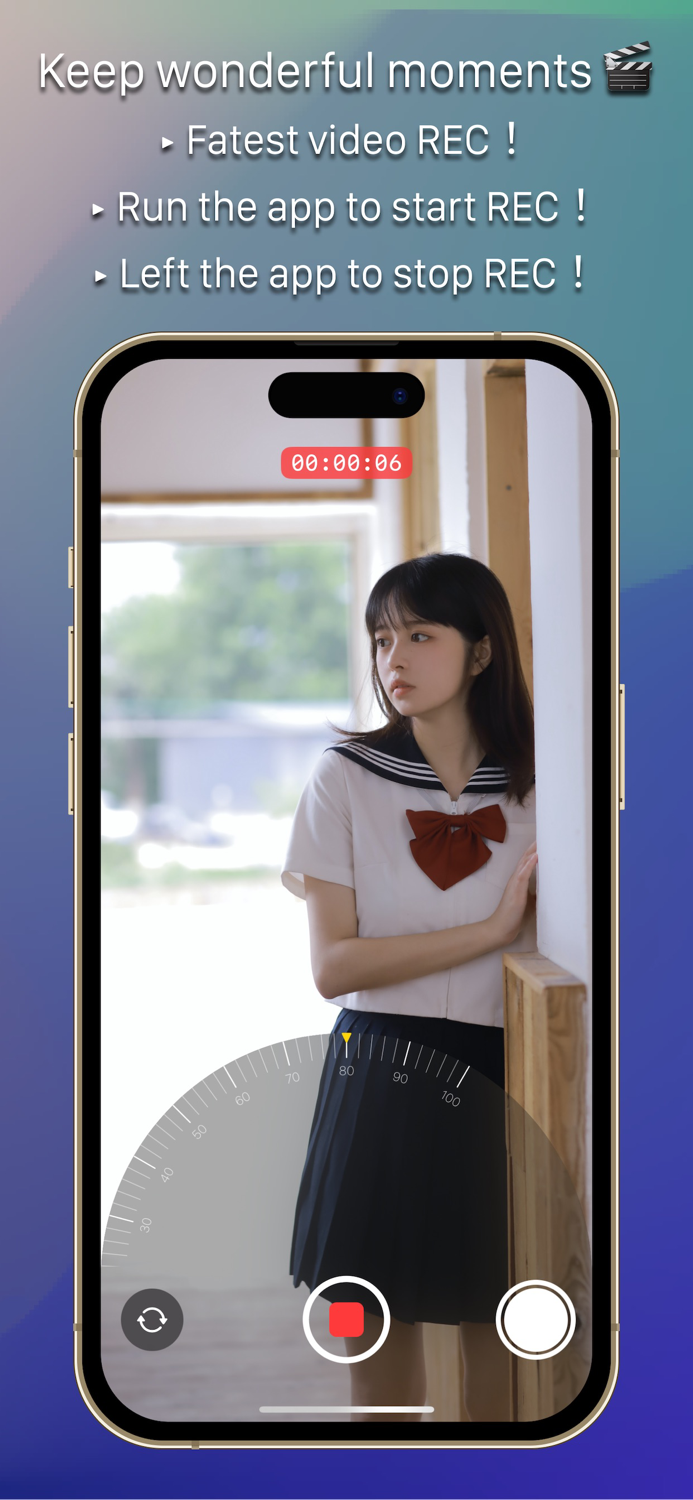 xFilm One-Touch REC and100x Zoom