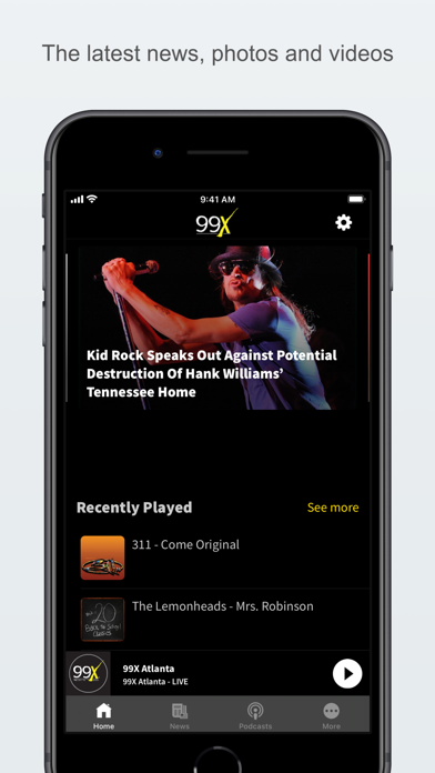 99X Freeloader App Screenshot