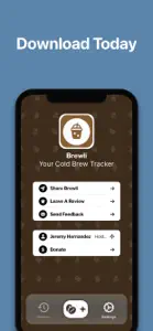 Brewli - Cold Brew Tracker screenshot #5 for iPhone