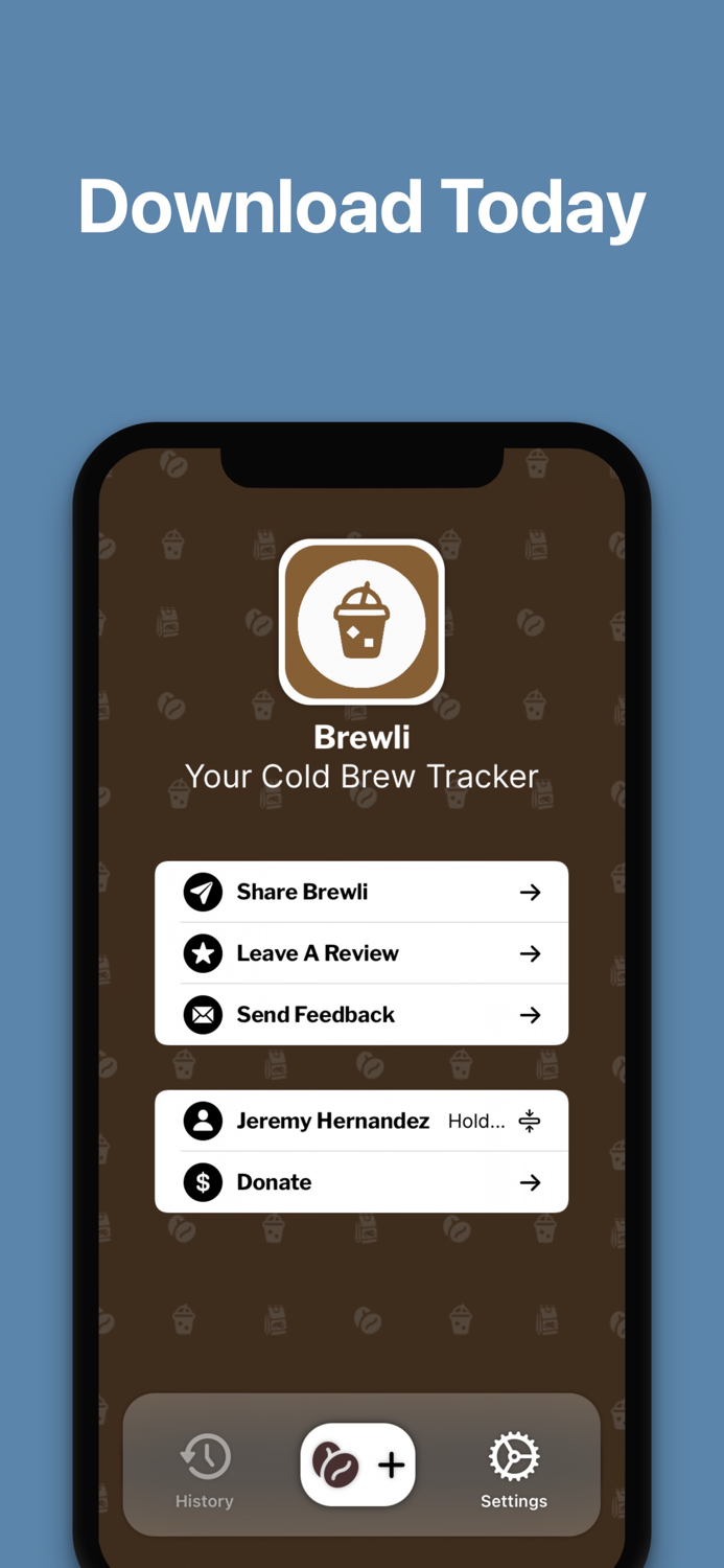 Brewli - Cold Brew Tracker