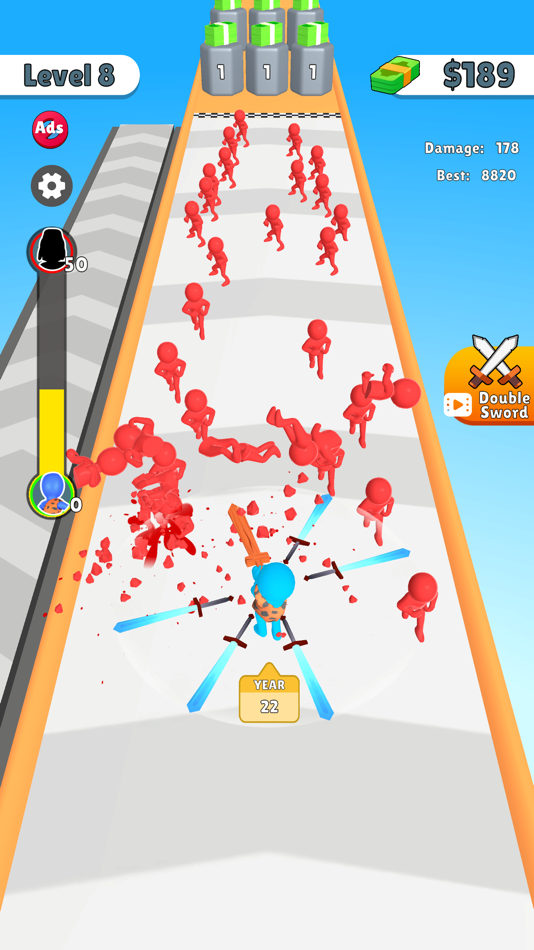 #8. Sword and Spin! (iOS) 由: Rollic Games