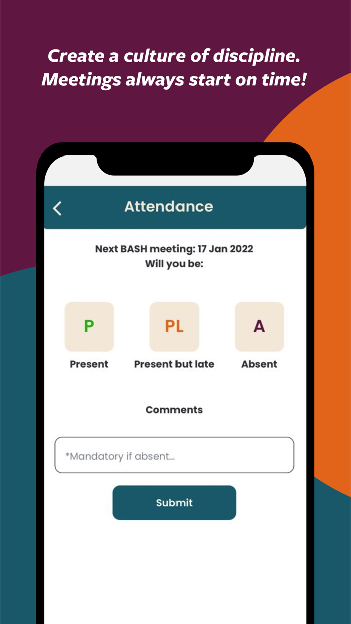 BASH - Goals Teamwork and Trust