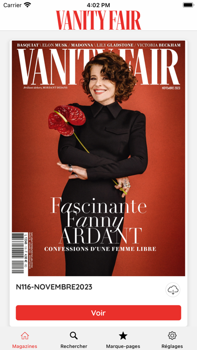 Vanity Fair Magazine France Screenshot