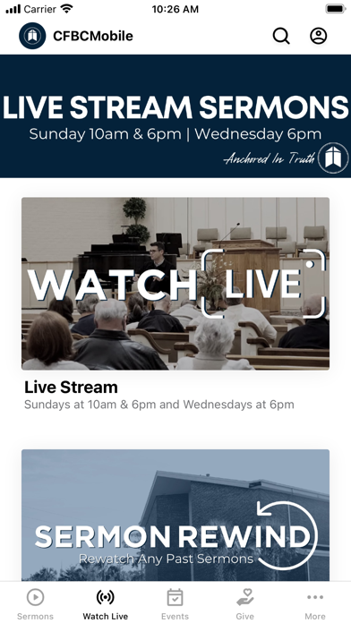 Christ Fellowship Baptist Screenshot