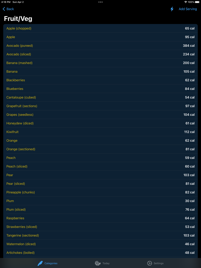 Daily Calorie Tracker