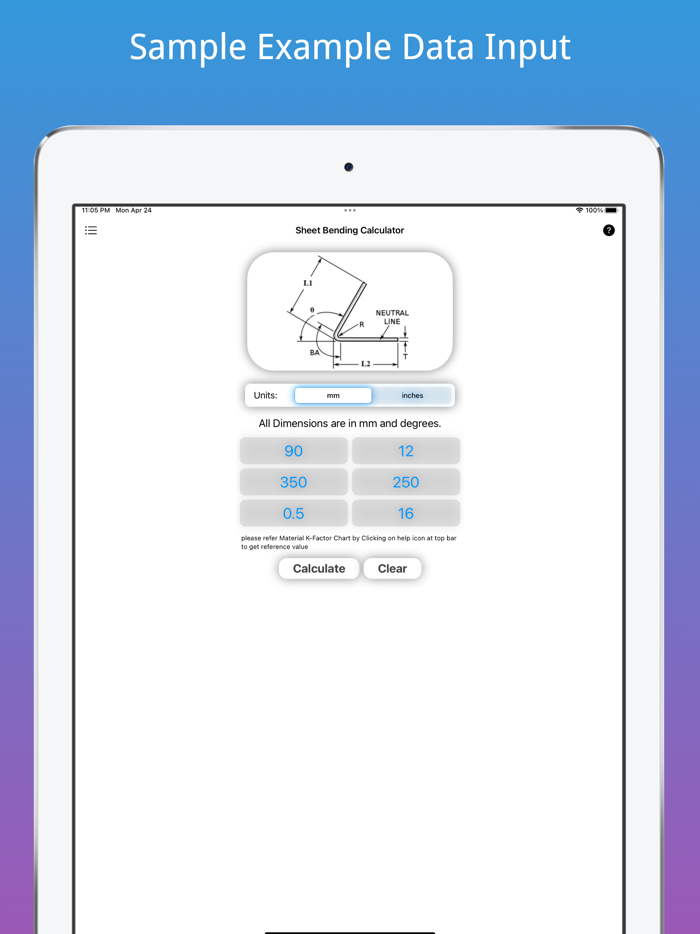 Sheet Bending Calculator Pro