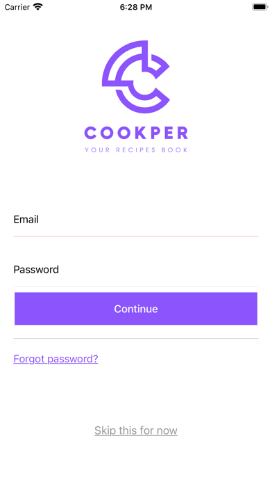 Cookper screenshot n.1
