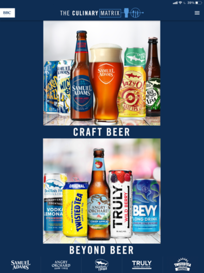 Boston Beer - Culinary Matrix