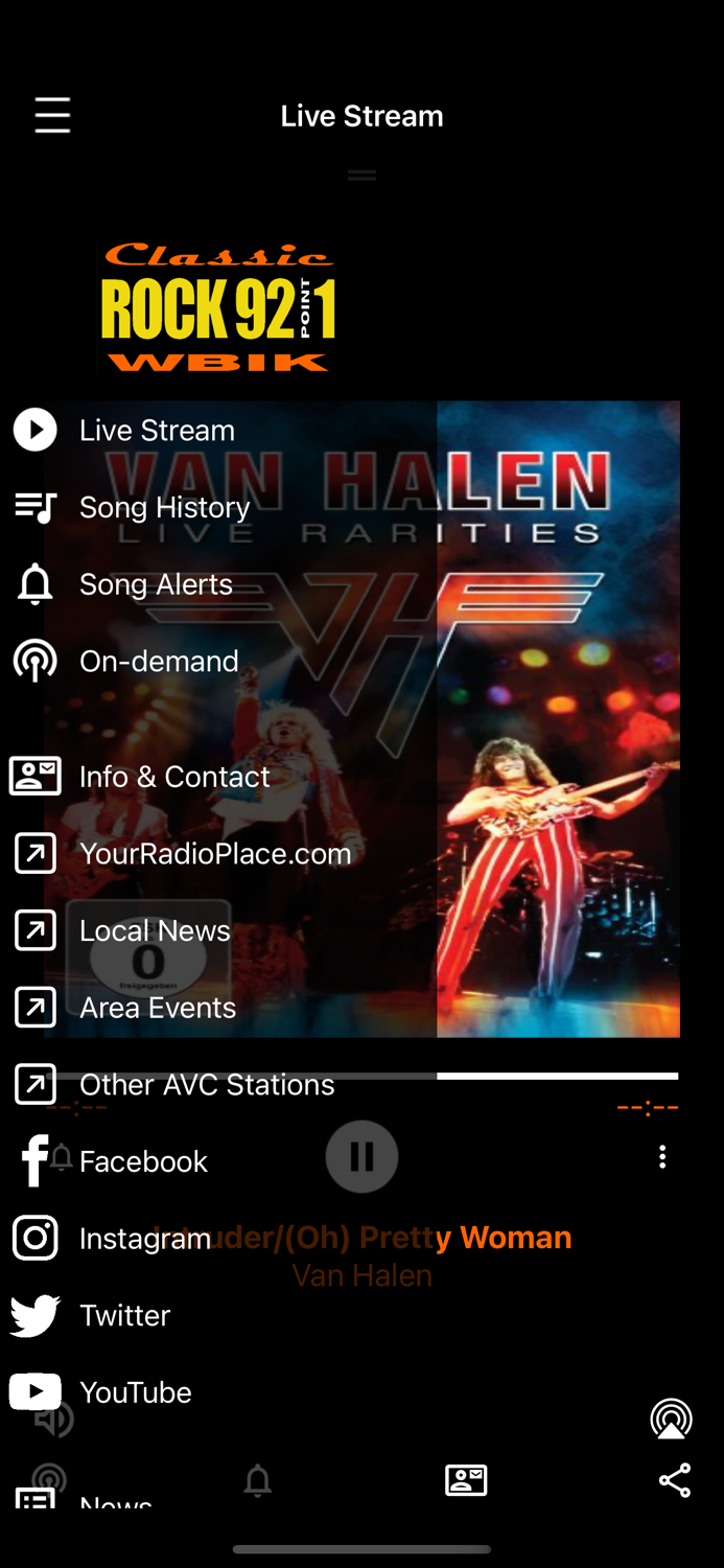 WBIK Classic Rock 92.1