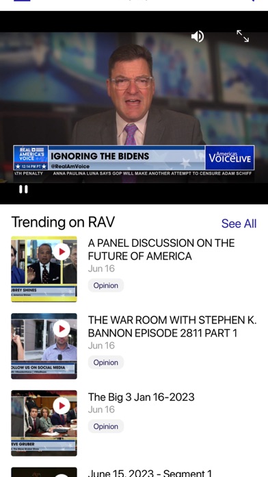 Real America’s Voice News Screenshot