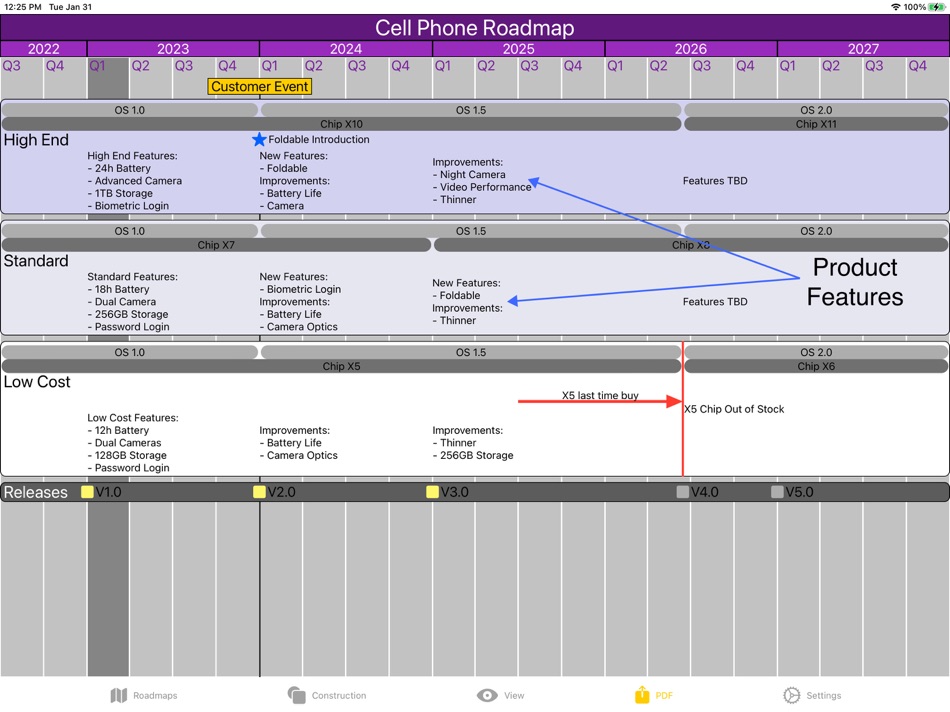 #5. Roadmap Maker (iOS) 由: Brad Pratt