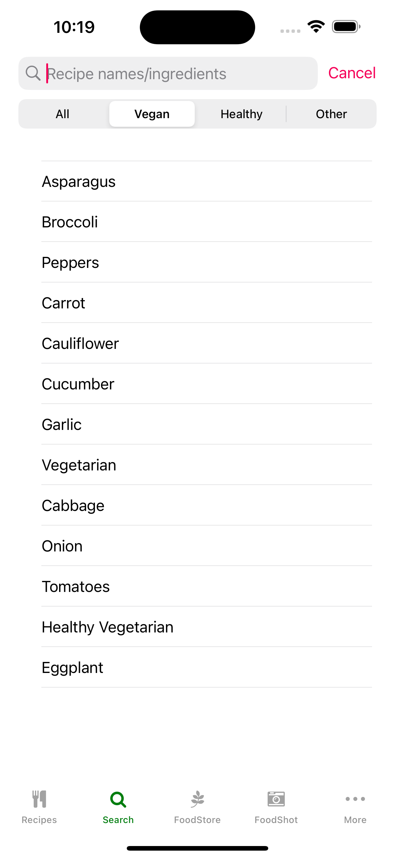 Vegetarian Recipe Book